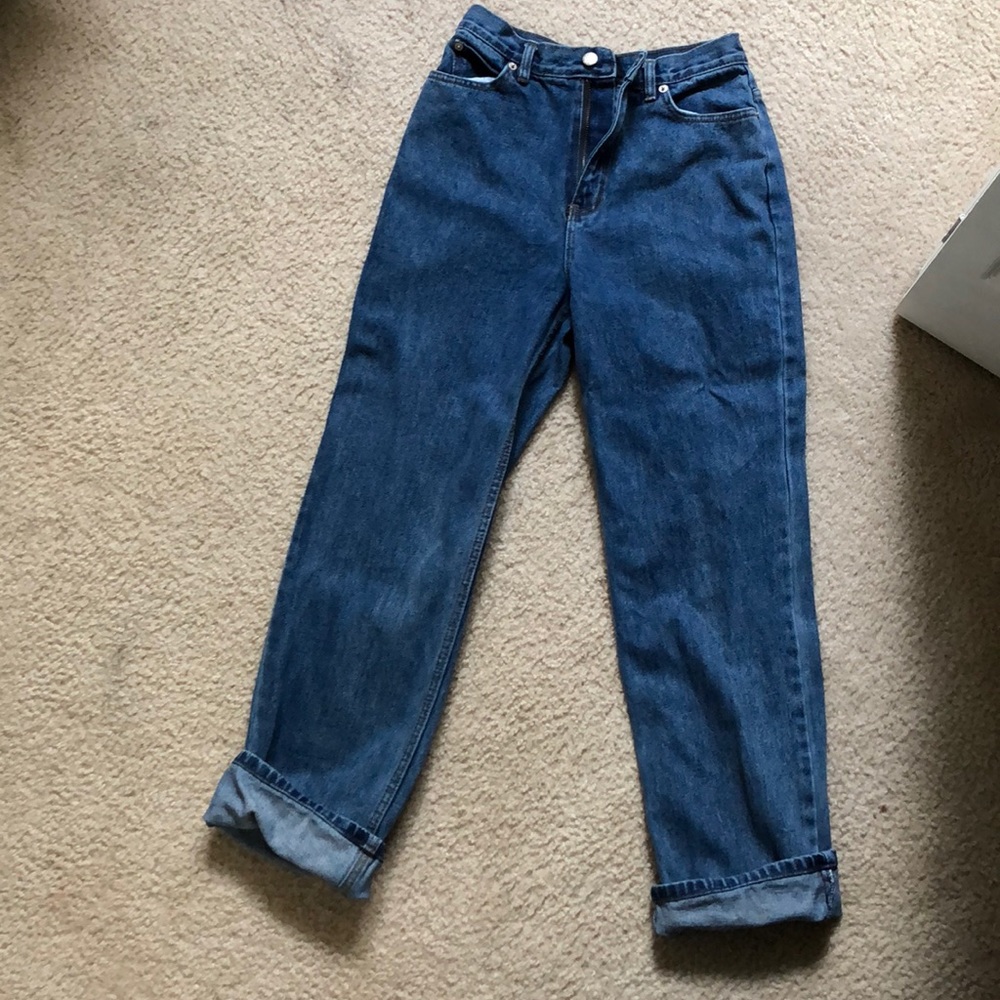 High waist mom jeans